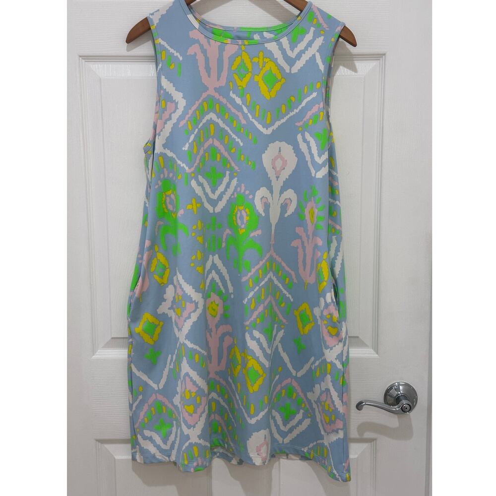 Dudley Stephens Island Ikat Tory Tank Dress